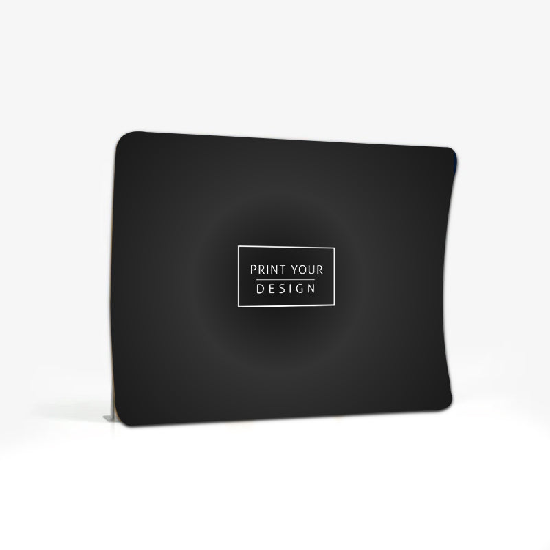 Pop-Up Trade Show Curved Display No Printing