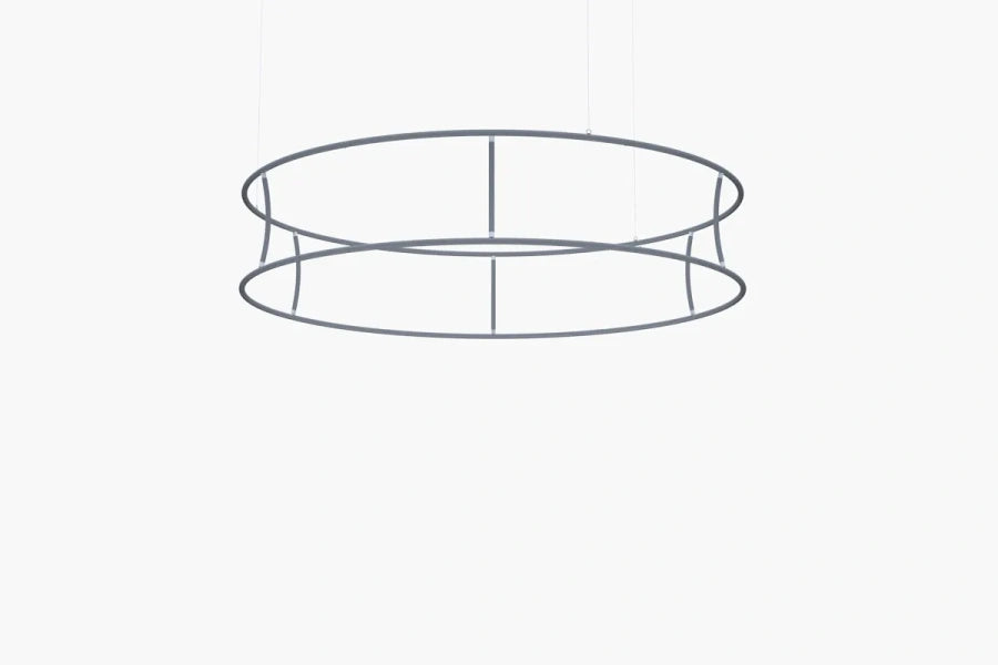 Custom Round Tapered Hanging Ceiling Banner—Single-Sided Print