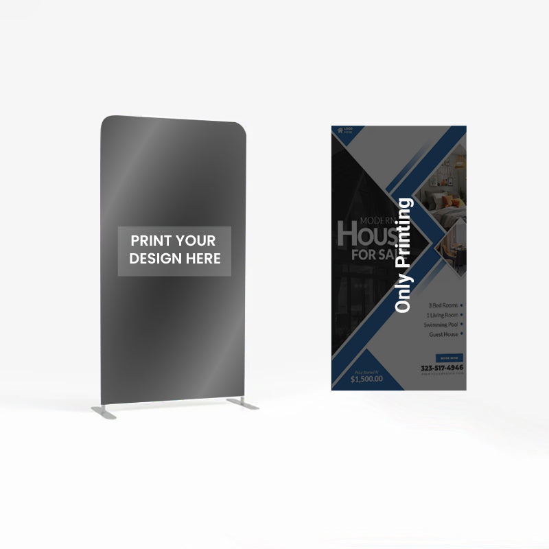 Custom Stand Banner Only Printing - Single Side